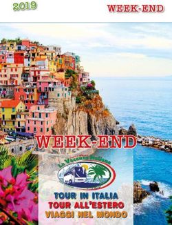 WEEK-END 2019 - La Vacanza Italiana