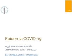 Epidemia COVID-19 Aggiornamento nazionale 29 settembre 2021 - ore 12:00 - DATA PUBBLICAZIONE: 1 OTTOBRE 2021 - Epidemia ...