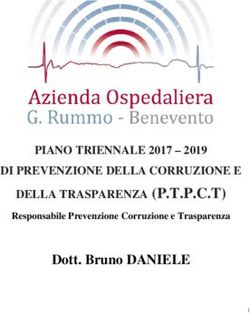 Dott. Bruno DANIELE DELLA TRASPARENZA ( P.T.P.C.T) - Responsabile Prevenzione Corruzione e Trasparenza - Azienda Ospedaliera Rummo Benevento