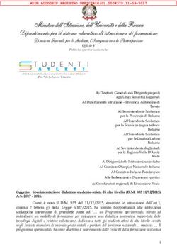 Dipartimento per il sistema educativo di istruzione e di formazione - Miur