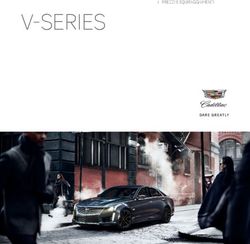 V-SERIES . PREZZI E EQUIPAGGIAMENTI - Cadillac Italia
