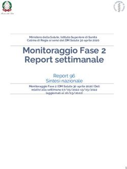 Monitoraggio Fase 2 Report settimanale - Report 96 Sintesi nazionale - Quotidiano Sanit&agrave;