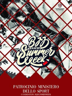 Patrocinio Ministero dello Sport - CANDIDATURA BJJSUMMERWEEK - Tursport Sardegna