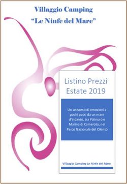 Listino Prezzi Estate 2019 - Villaggio Camping "Le Ninfe del Mare"
