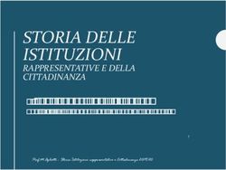 STORIA DELLE ISTITUZIONI - RAPPRESENTATIVE E DELLA CITTADINANZA 7. La cittadinanza delle rivoluzioni - People
