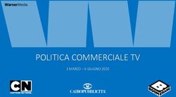 POLITICA COMMERCIALE TV - 1 MARZO - 6 GIUGNO 2020 - Cairo Communication