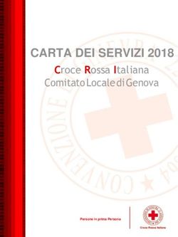 CARTA DEI SERVIZI 2018 - Croce Rossa Italiana Comitato Locale di Genova - Croce Rossa Genova