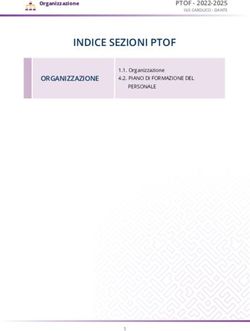 INDICE SEZIONI PTOF ORGANIZZAZIONE - Carducci-dante