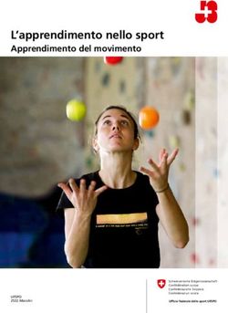 L'apprendimento nello sport - Apprendimento del movimento