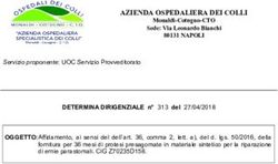 AZIENDA OSPEDALIERA DEI COLLI - 80131 NAPOLI - Ospedali dei Colli