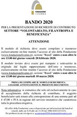BANDO 2020 - Fondazione Livorno