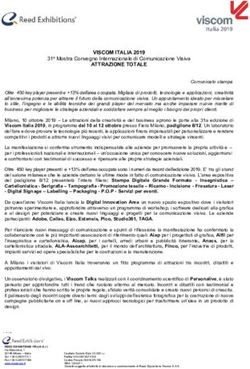 VISCOM ITALIA 2019 ATTRAZIONE TOTALE