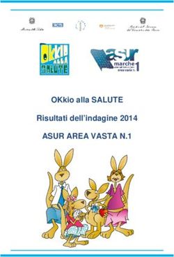 ASUR AREA VASTA N.1 OKkio alla SALUTE Risultati dell'indagine 2014
