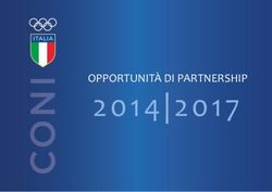 2014|2017 OPPORTUNITÀ DI PARTNERSHIP - Coni
