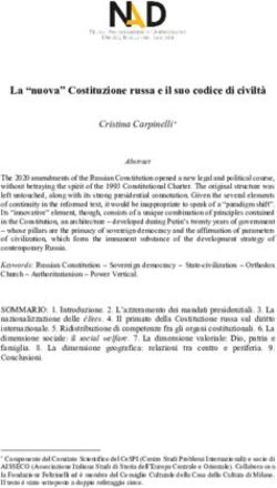 La "nuova" Costituzione russa e il suo codice di civiltà - Riviste ...