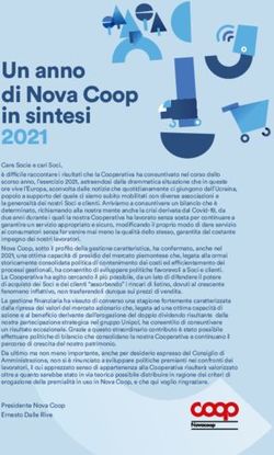 Un anno di Nova Coop in sintesi 2021 - Legacoop Piemonte