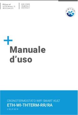 Manuale d'uso - ETH-WI-THTERM-RR/RA CRONOTERMOSTATO WIFI SMART KULT - CTS