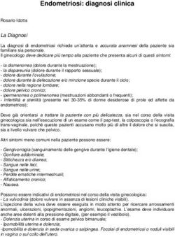 Endometriosi: diagnosi clinica