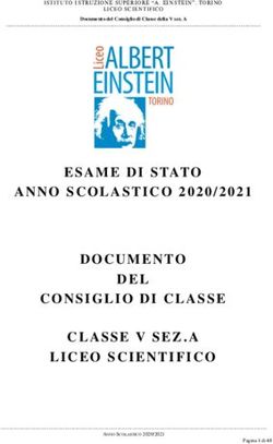 ESAME DI STATO ANNO SCOLASTICO 2020/2021 - Liceo Einstein