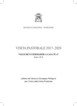 VISITA PASTORALE 2017- 2020 - "OGGI DEVO FERMARMI A CASA TUA" (Luca 19,5) - Parrocchie di San Stino di Livenza