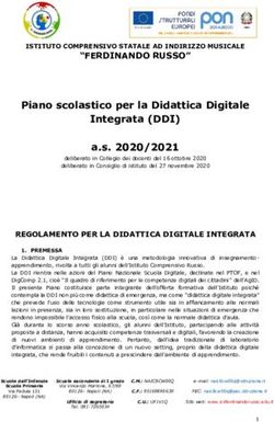 "FERDINANDO RUSSO" Piano scolastico per la Didattica Digitale Integrata (DDI) a.s. 2020/2021
