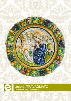 L'eco di TRAVAGLIATO Dicembre 2020 numero 2 - parrocchia di Travagliato
