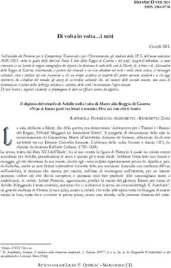 Di volta in volta i miti - Liceo "Federico Quercia"