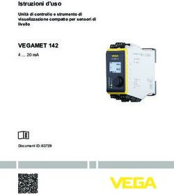 VEGAMET 142 Istruzioni d'uso - Unit&agrave; di controllo e strumento di visualizzazione compatto per sensori di livello - 4 20 mA