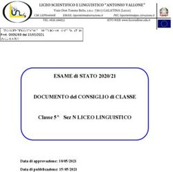 ESAME di STATO 2020/21 DOCUMENTO del CONSIGLIO di CLASSE Classe 5 Sez N LICEO LINGUISTICO - Data di approvazione: 10/05/2021 Data di ...