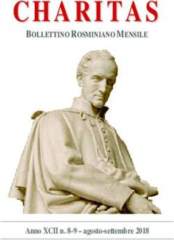 BOLLETTINO ROSMINIANO MENSILE - Anno XCII n. 8-9 - agosto-settembre 2018 - Padri Rosminiani