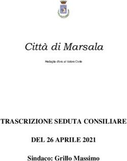 Città di Marsala - TRASCRIZIONE SEDUTA CONSILIARE DEL 26 APRILE 2021 Sindaco: Grillo Massimo