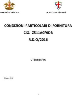 CONDIZIONI PARTICOLARI DI FORNITURA CIG. Z511A0F9DB R.D.O/2016 - UTENSILERIA - COMUNEDIGENOVA MUNICIPIO LEVANTE