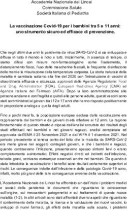 La vaccinazione Covid-19 per i bambini tra 5 e 11 anni: uno strumento sicuro ed efficace di prevenzione.