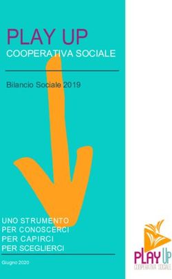 PLAY UP COOPERATIVA SOCIALE - UNO STRUMENTO PER CONOSCERCI PER CAPIRCI PER SCEGLIERCI - pLayUp cooperativa sociale