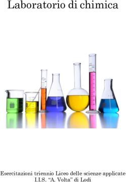 Laboratorio di chimica - Esercitazioni triennio Liceo delle scienze applicate I.I.S. "A. Volta" di Lodi - "A.Volta" - Lodi