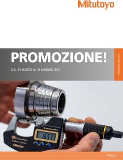 PROMOZIONE! DAL 25 MARZO AL 31 MAGGIO 2021 - Tecnostrumenti