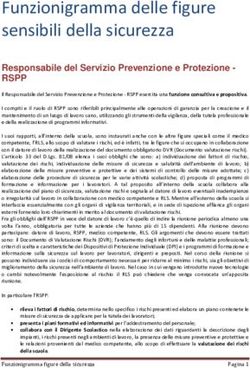 Funzionigramma delle figure sensibili della sicurezza - De Amicis ...