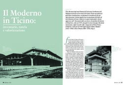 Il Moderno in Ticino: inventario, tutela e valorizzazione - Nationale Informationsstelle zum ...