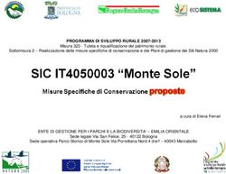 PROGRAMMA DI SVILUPPO RURALE 2007-2013