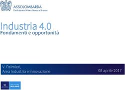 Industria 4.0 Fondamenti e opportunità - V. Palmieri, Area Industria e Innovazione - Area Ridef