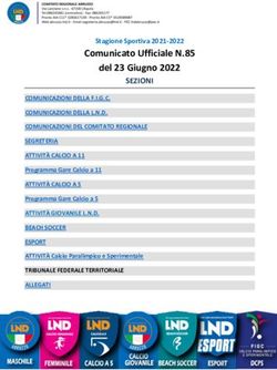 Comunicato Ufficiale N.85 del 23 Giugno 2022 - SEZIONI - LND Abruzzo
