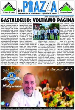 GASTALDELLO: VOLTIAMO PAGINA - San Giovanni Lupatoto