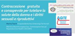 Contraccezione gratuita e consapevole per tutelare la salute della donna e i diritti sessuali e riproduttivi - Marina Toschi Vicepresidente ...