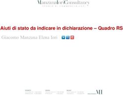 Aiuti di stato da indicare in dichiarazione - Quadro RS - Giacomo Manzana Elena Iori