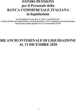 FONDO PENSIONI per il Personale della - BANCA COMMERCIALE ITALIANA - Fondo pensioni per il Personale della ...