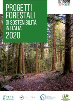 Progetti FORESTALI di sostenibilit&agrave; in ITALIA - Nucleo Monitoraggio - Rete Rurale Nazionale