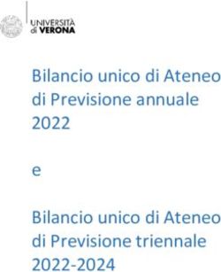 Bilancio unico di Ateneo di Previsione annuale 2022 e Bilancio unico di Ateneo di Previsione triennale 2022 2024 - Univr