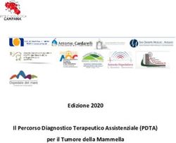 Edizione 2020 Il Percorso Diagnostico Terapeutico Assistenziale (PDTA) per il Tumore della Mammella