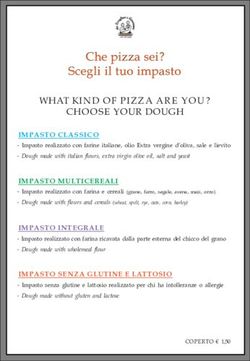 Che pizza sei? Scegli il tuo impasto - WHAT KIND OF PIZZA ARE YOU? CHOOSE YOUR DOUGH