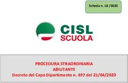 PROCEDURA STRAORDINARIA ABILITANTE - Decreto del Capo Dipartimento n. 497 del 21/04/2020 - Scheda n. 18 /2020 - CISL Scuola